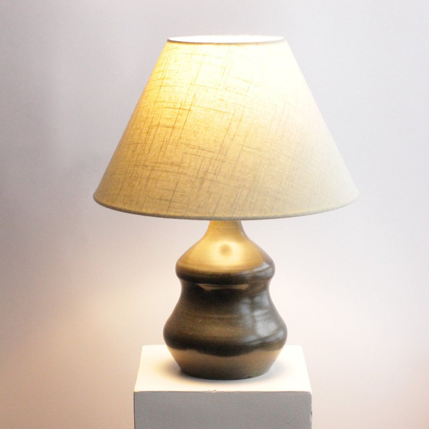 1970s HANDMADE TABLE LAMP BASE