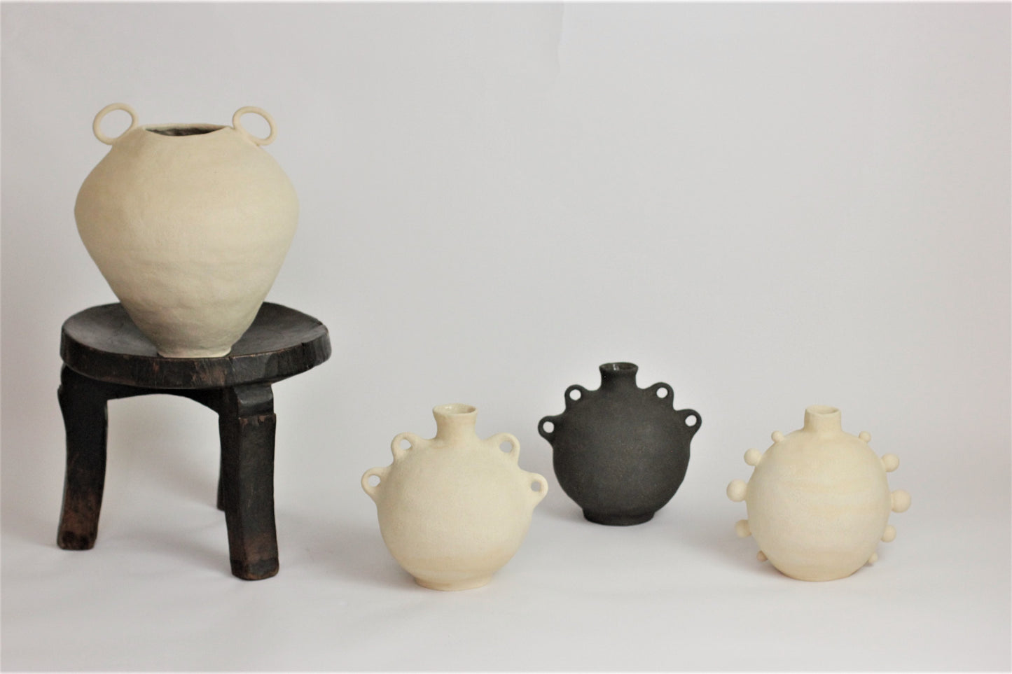 SANDSTONE BOBBLE VASE