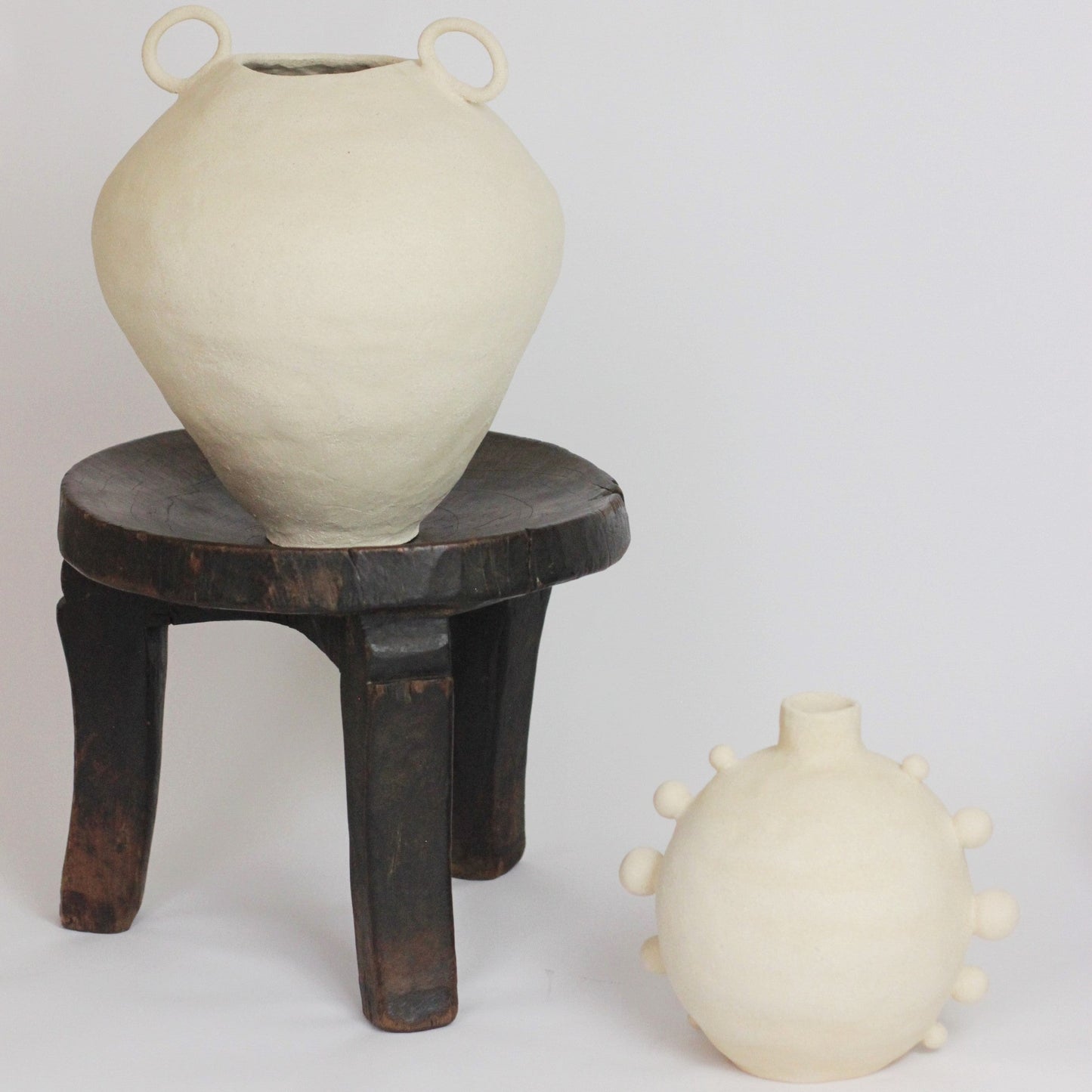 SANDSTONE BOBBLE VASE