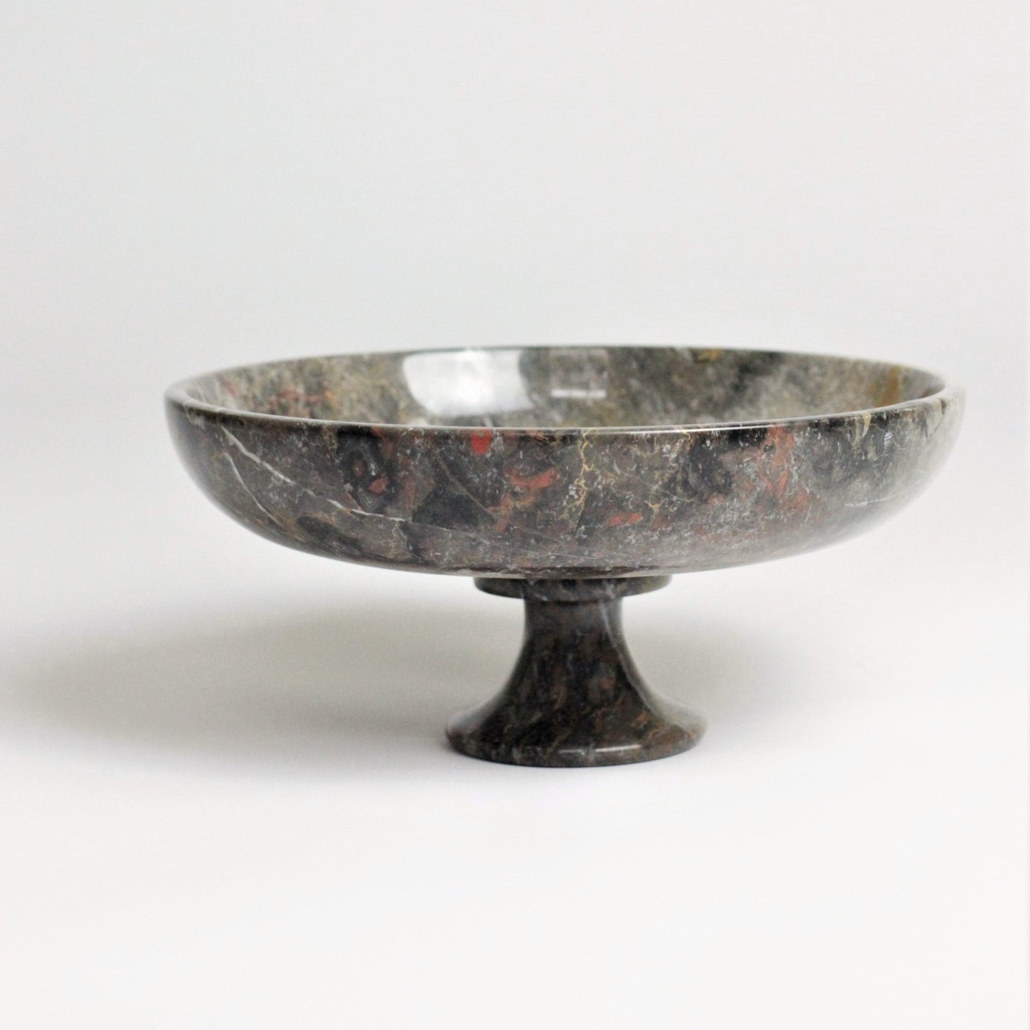 MARBLE PEDESTAL BOWL