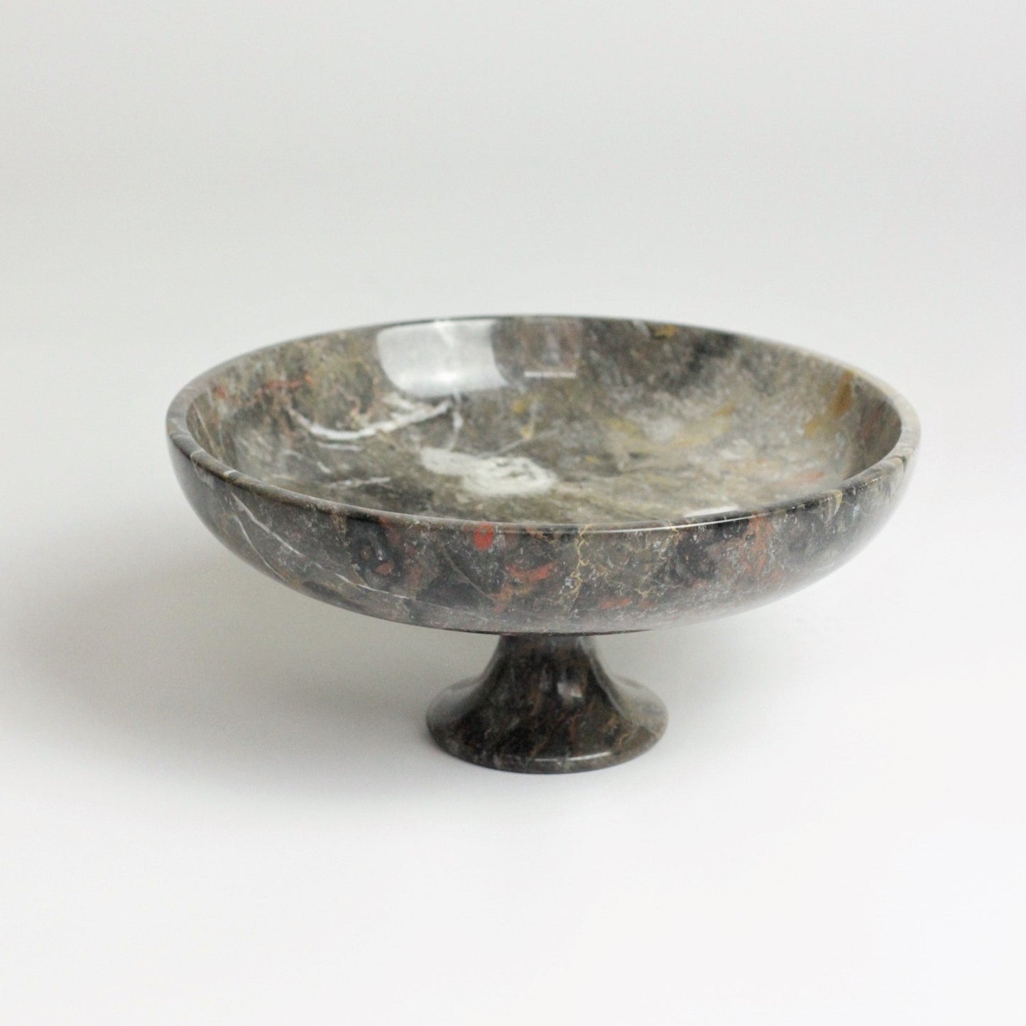 MARBLE PEDESTAL BOWL