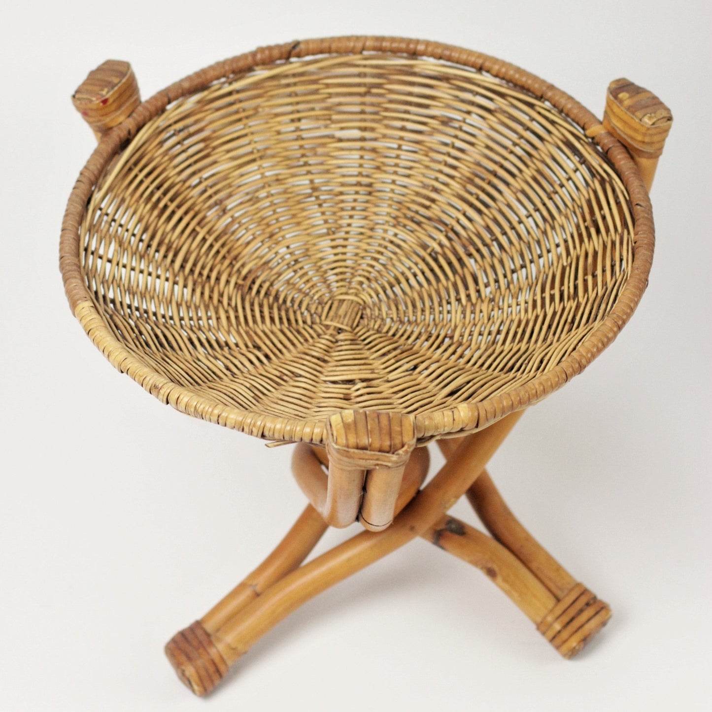 RATTAN SIDE TABLE