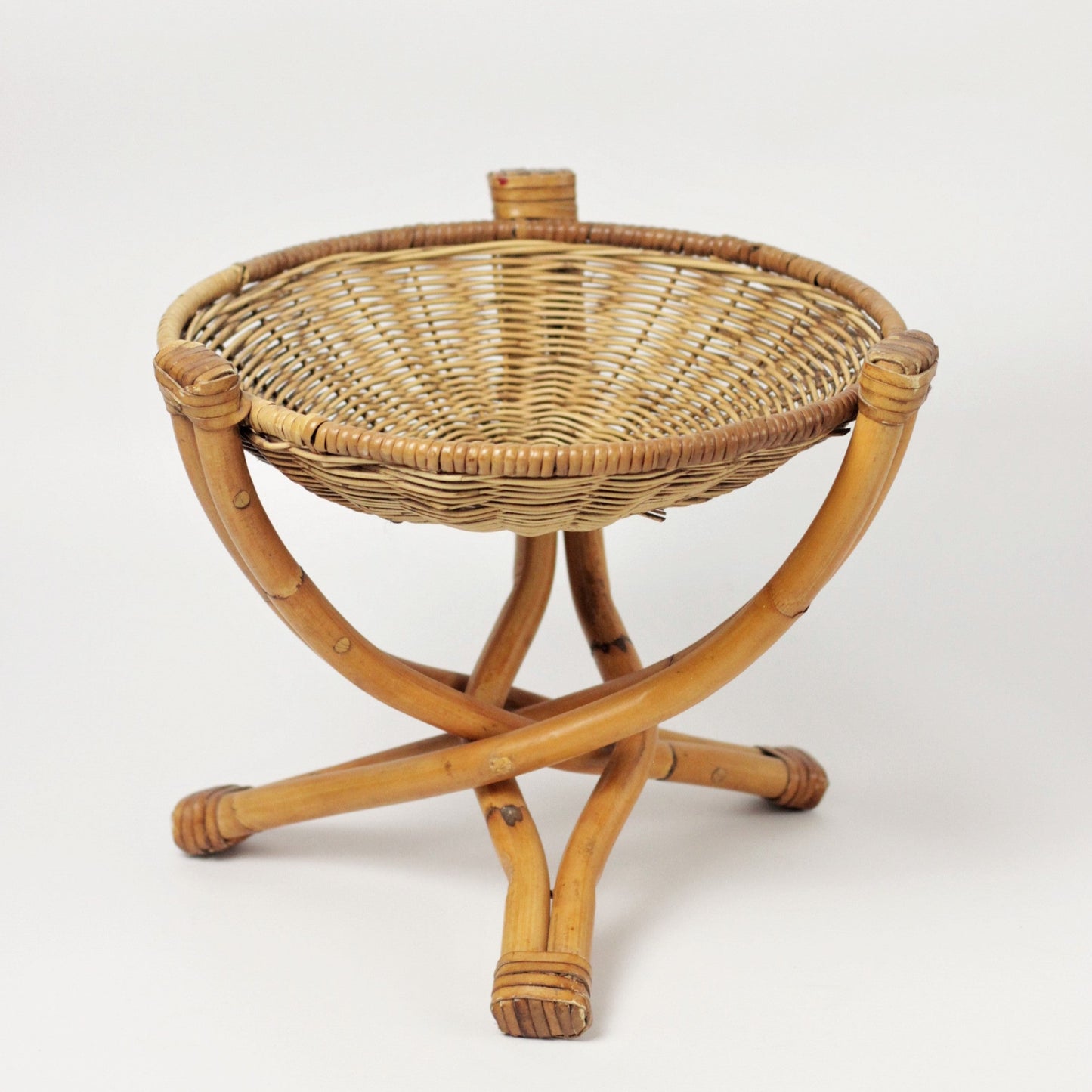 RATTAN SIDE TABLE