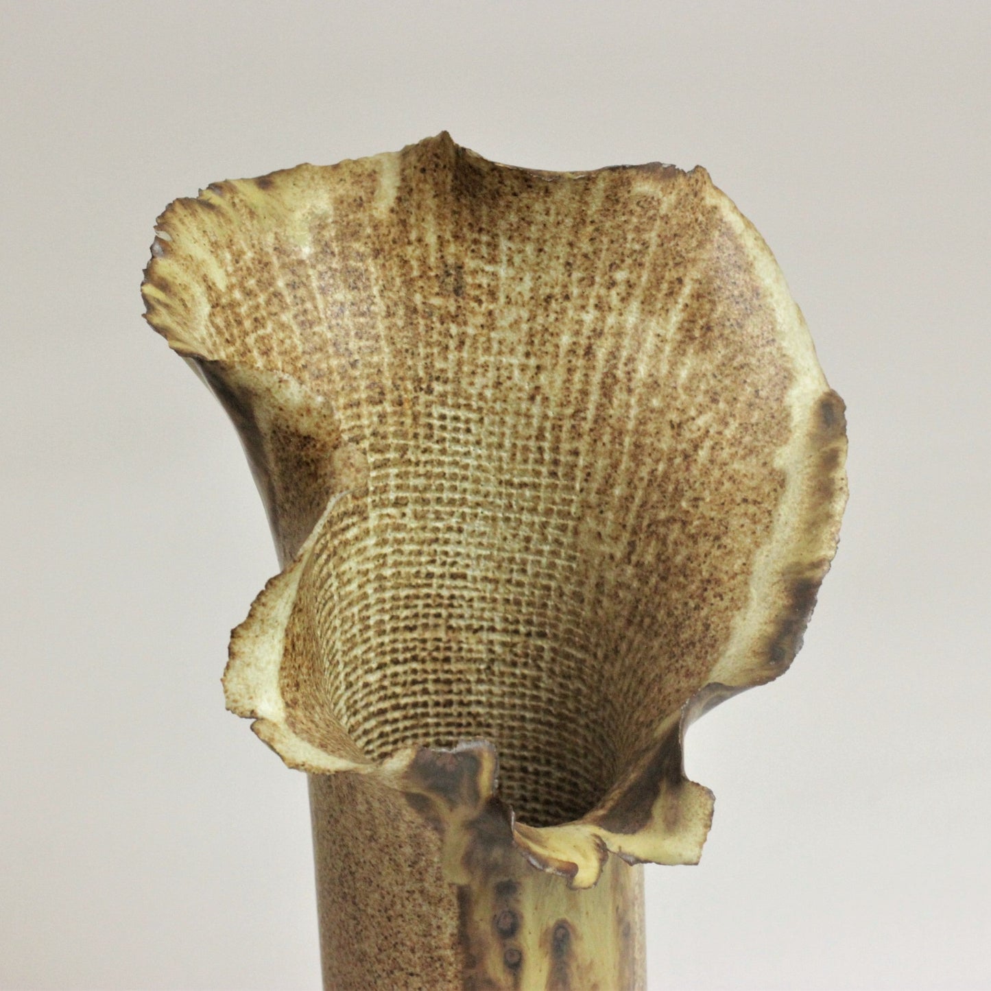 1970s STUDIO POTTERY ABSTRACT VASE