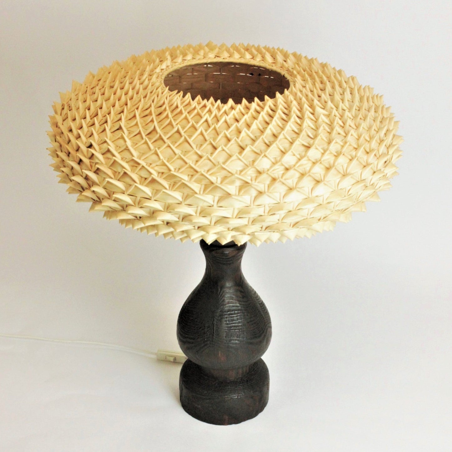 LARGE 1960s BRUTALIST TABLE LAMP
