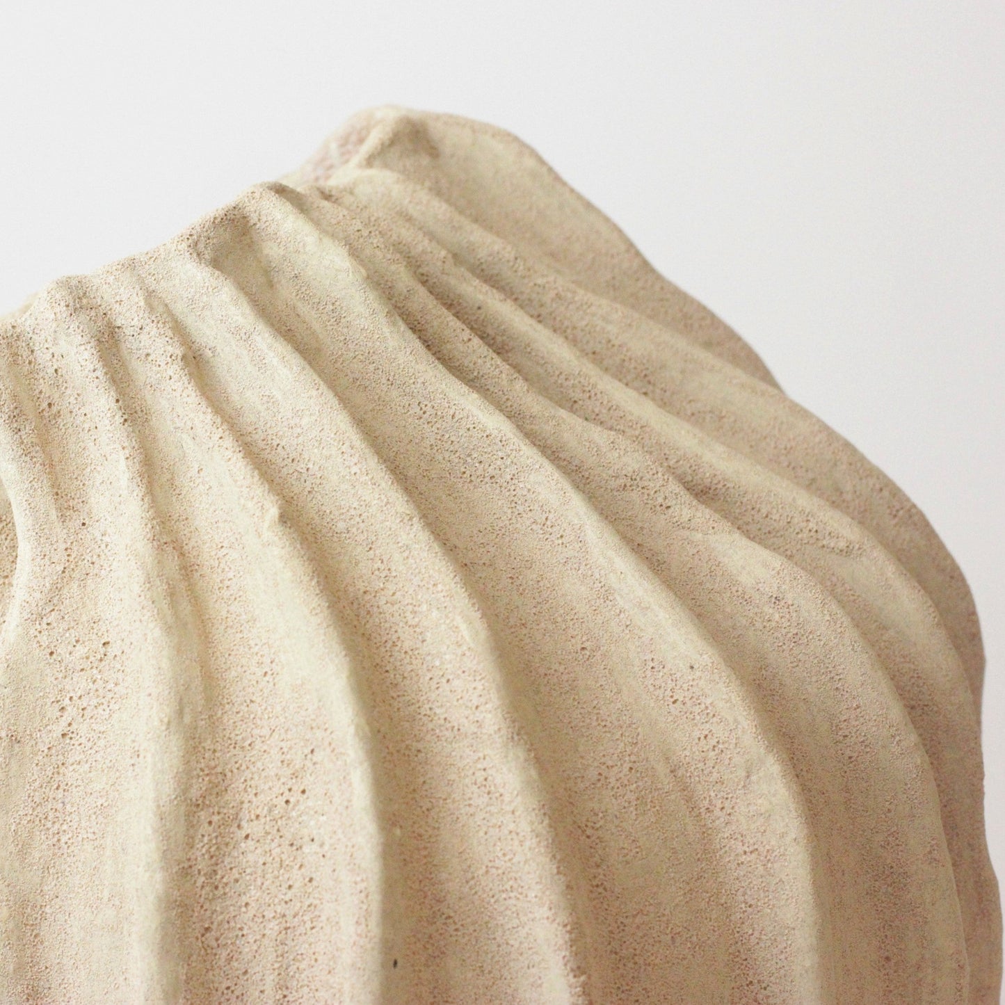 LARGE ORGANIC FORM STONEWARE VASE