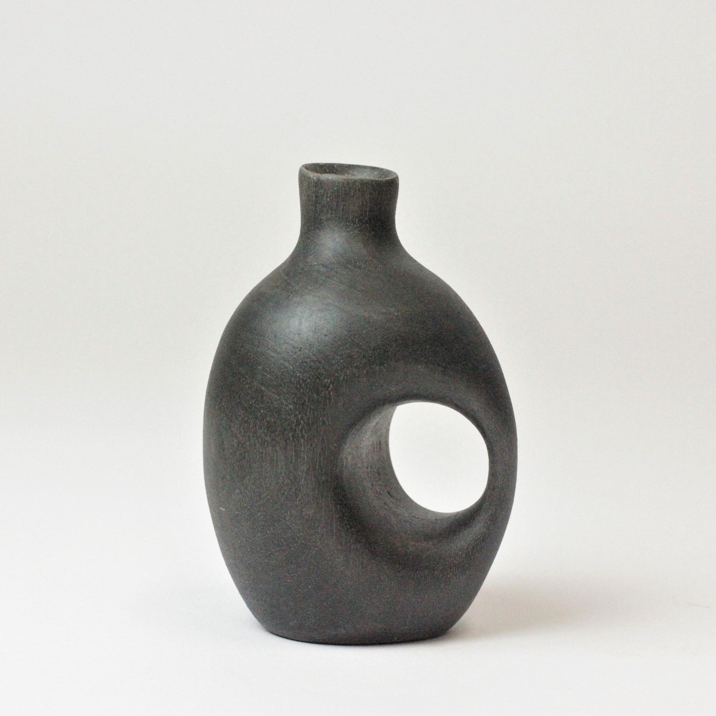 ABSTRACT WOODEN VASE