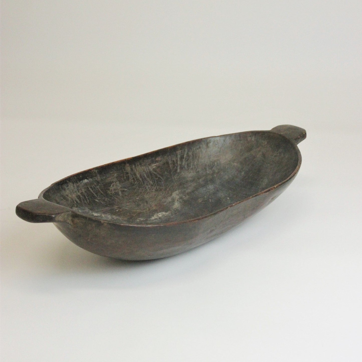 LARGE ANTIQUE WOODEN BOWL