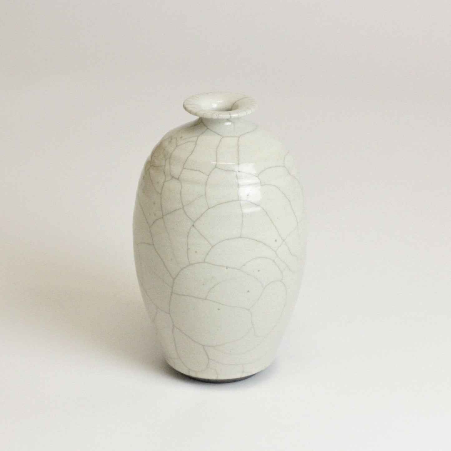 1980s RAKU VASE