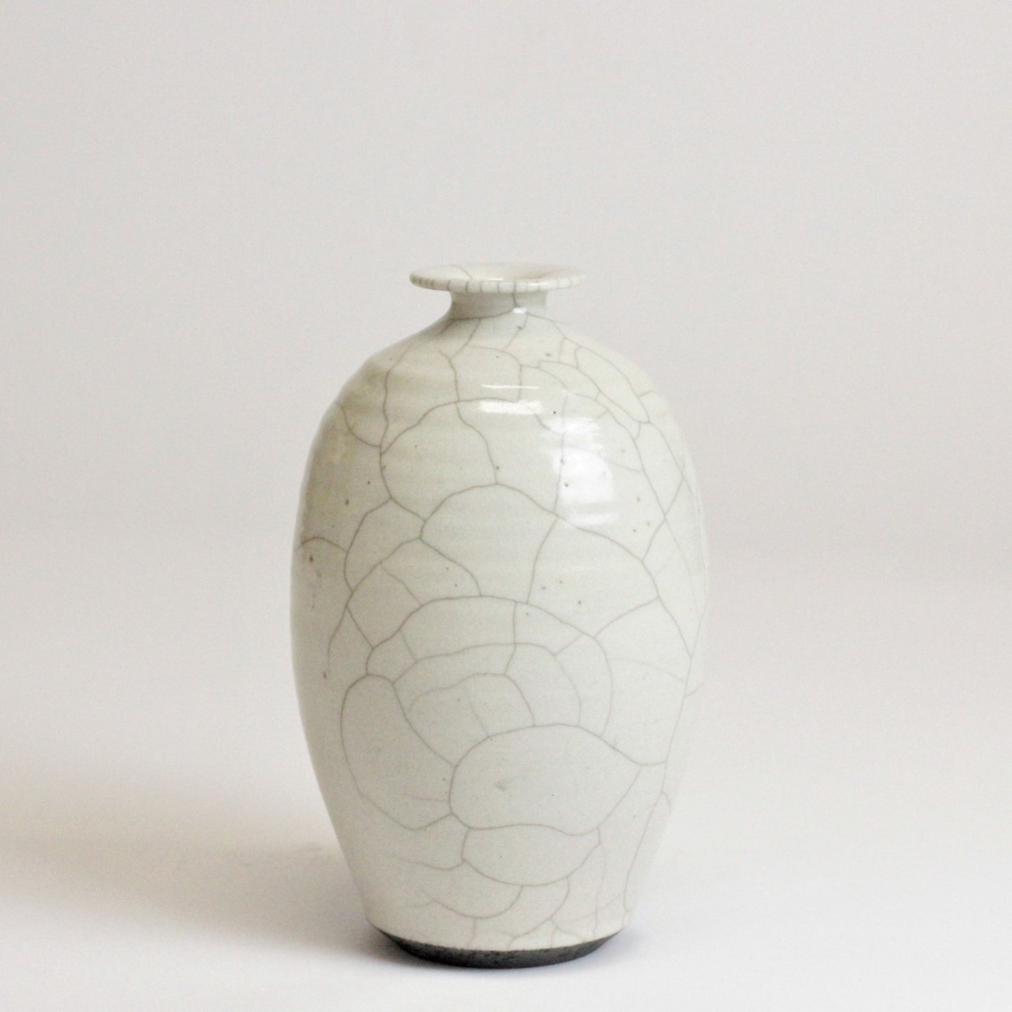 1980s RAKU VASE