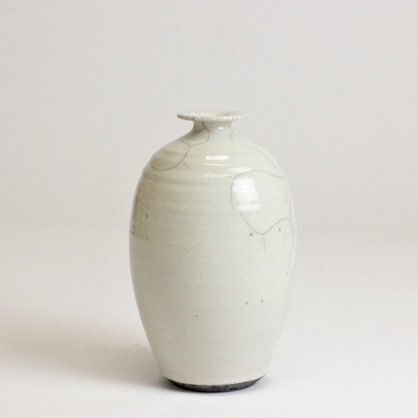 1980s RAKU VASE