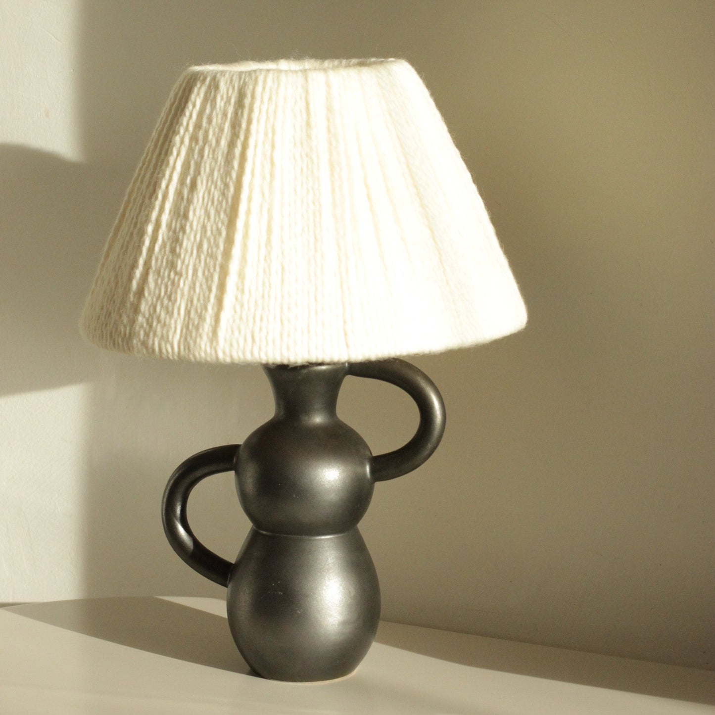 1950s HANDMADE ABSTRACT TABLE LAMP