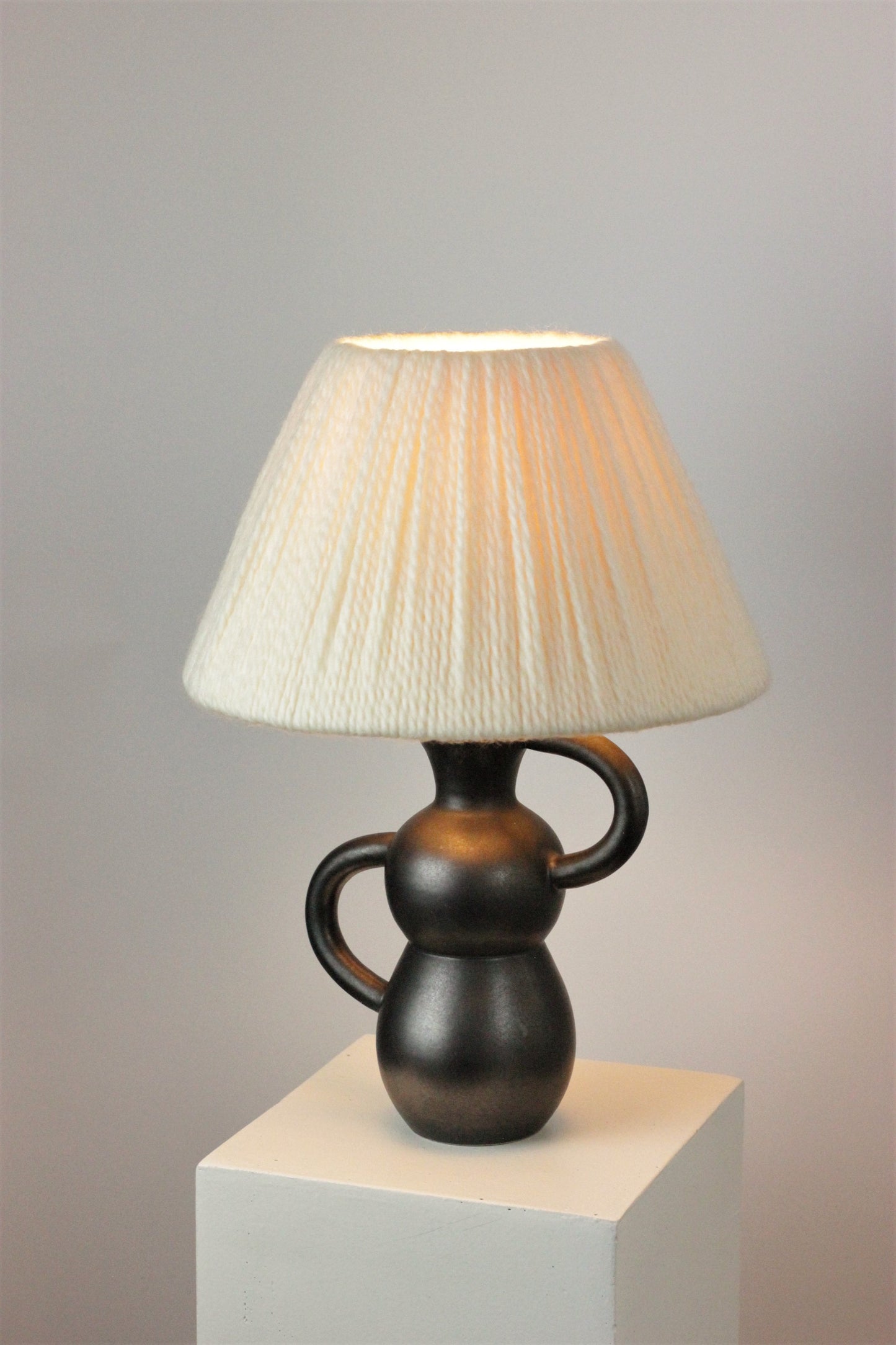 1950s HANDMADE ABSTRACT TABLE LAMP