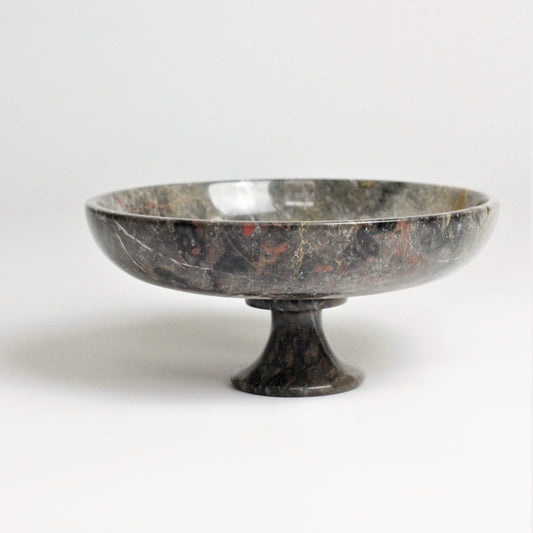MARBLE PEDESTAL BOWL