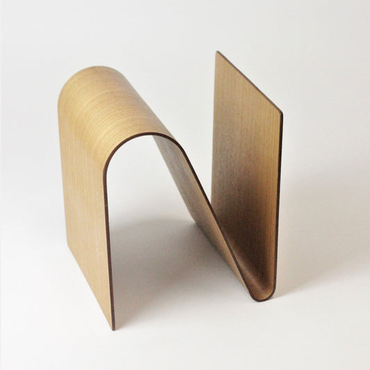 EARLY 2000s CURVED MAGAZINE / BOOK HOLDER
