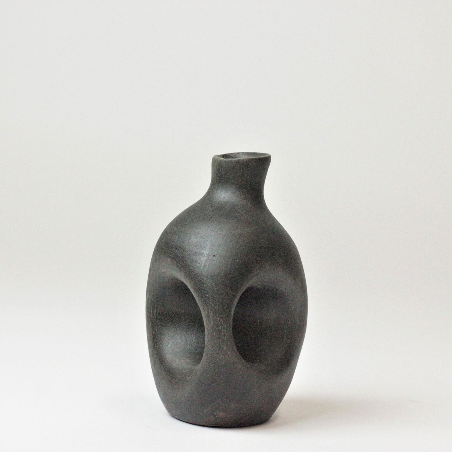 ABSTRACT WOODEN VASE