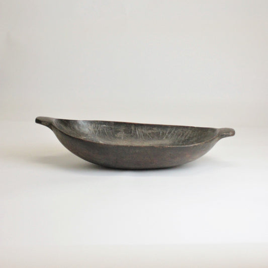 LARGE ANTIQUE WOODEN BOWL