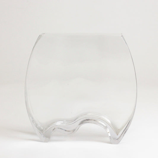 LARGE ABSTRACT GLASS VASE